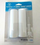 2-pack Candle Socket Covers 4" White, Medium Base Westinghouse. Fixed Price $9.99.