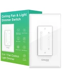 Ghome Smart Dimmer Switch With 4-speed Ceiling Fan Control, And L.... Fixed Price $107.67.