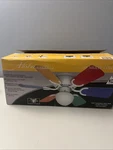 New Open Box 30" Multicolor Fan & Light Primary Pastel Colors Aloha Breeze. Fixed Price $89.99.