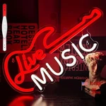 Zidoni Guitar Neon Signs - Led Lights. Fixed Price $51.97.