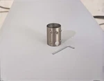 Minka-aire Ceiling Fan Downrod Coupler - Brushed Nickel Dr500-bn. Fixed Price $15.99.