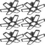 Lamlamck 6 Pack Garage Light - 180w 18000 Lm 6500k Deformable Lights. Fixed Price $112.54.