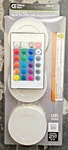 Commercial Electric Plug-in 3-light Led Rgbw Puck Light With Color Changing. Fixed Price $39.78.