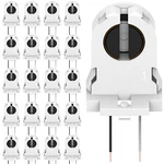 20-pack Jackyled Screw Type T8 Lamp Holder With Wires Ul Non-shunted Tombstone L. Fixed Price $23.99.