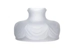 B&p Lamp 9 3/4" Coleman Style, No.322, Satin Top/clear Bot. Fixed Price $147.00.