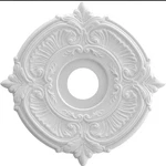 Ekena Millwork Ceiling Medallion Attica White Fits Canopies Up To 5 Od 18. Fixed Price $19.95.
