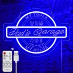 Mimaik Dads Garage Neon Sign For Wall Decor Led Signs Timing Remote. Fixed Price $169.82.