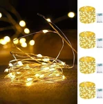 4-pack Fairy Lights Battery Operated With Timer, 4 Pack 50 Led, Warm White. Fixed Price $31.03.
