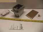 Orbit Adjustable Round Floor Box Flb-r1g-br, 1-gang. Fixed Price $43.33.