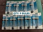 9- Bulb Pack Philips 20-watt Appliance Clear Light Bulbs Intermediate Base T6.5. Fixed Price $50.99.