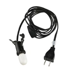 Dept 56 Village Single Cord With Bulb, Black 4035315 Halloween Set W/light. Fixed Price $18.00.