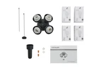 Ceiling Fan 4 Light Turtle Fitter Led In Distressed Black. Fixed Price $114.95.
