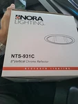 Nora Lighting Nts-931c 8" Vertical Chrome Reflector. Fixed Price $19.00.