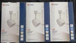 3 Pack Lithonia Lighting White Led Linear Track Step Head Light Fixtures. Fixed Price $49.99.