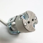 Halogen Lamp Socket With 60" Leads For G4, G5.3 & G6.35 Bi-pin Light .... Fixed Price $39.43.