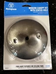 New Westinghouse 7003300 Brushed Nickel Finish Metal Ceiling Canopy Kit Nip. Fixed Price $19.99.