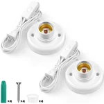 Yexiya 2 Pcs Light Socket With Cord Bulb Base E26/ E27 Lamp Desktop 9. Fixed Price $31.36.