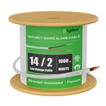 Syston 14 Awg 2 Conductors Fire Alarm Security Led Lighting Dimmer Control 1000'. Fixed Price $454.00.