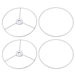 Uxcell Lamp Shade Ring 150mm Dia Lampshade Holder Frame Connecting - White. Fixed Price $21.41.