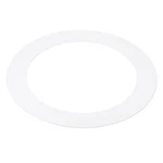 5" Id 7.48" Od Socket Circle For Recessed Lights, Glossy White. Fixed Price $14.18.