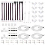 4pin Rgb Led Strip Connector Kit - Include 5050 2 Way Splitter Cable, 6.6.... Fixed Price $30.29.