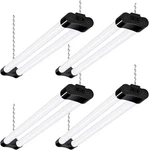 Hykolity 4 Pack Linkable Led Shop Light For Garage, 2ft 22w Utility Fixtur. Fixed Price $52.95.