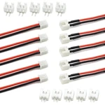 5 Pairs Jst-xh 2.54mm 2 Pin 1s Balance Plug Lead Socket Male And Female Conne.... Fixed Price $15.76.