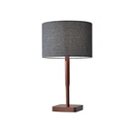 Adesso 4092-15 Ellis Table Lamp, 21 In., 60w Incandescent/13w Cfl, Walnut Rub.... Fixed Price $108.26.