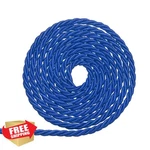 Uxcell Dark Blue Twisted Cord Trim 3mm 11 Yd Silk Twine Rope Home Decor. Fixed Price $20.00.