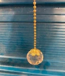 New Fan Pull Ceiling Chain Pulls Crystal Ball. Fixed Price $6.99.