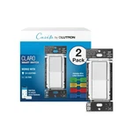 Lutron Claro Smart Light Switch For Caseta Lighting, Led Lights, Fans, 5 .... Fixed Price $130.94.