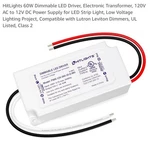 Hitlights Dimmable Led Driver 60 W 120 V Ac 12 Dc Ul Listed- Low-voltage,. Fixed Price $29.99.