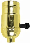 Jandorf 60409 3 Way Turn Knob Lamp Socket Brass Medium Base 250 V. Fixed Price $4.29.