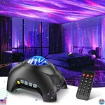 Aurora Projector With 33 Effects, Led Star Nebula Lamp, Remote, Bluetooth. Fixed Price $70.45.