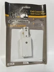 The Hampton Bay End Connector Cover Plate # 55251, White Track Lighting. Fixed Price $10.99.