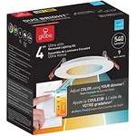 Globe Electric Ultra Slim Energy Star Frost White 4 Inch In. W Metal Led. Fixed Price $39.37.