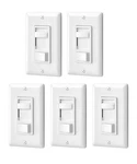 Dewenwils 5-pack Led Dimmer Switch 600w Incandescent 150w Cfl Single Pole/3-way. Fixed Price $45.99.