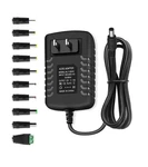 Arybroourd Dc 12 Volt 1.5 Amp Switching Power Supply, 34 Inches, Black. Fixed Price $16.78.