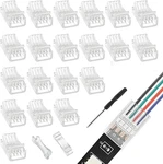 4 Pin 10 Mm Led Strip Connector - Quick Rgb Lights Adapter For 5050 Le. Fixed Price $14.67.