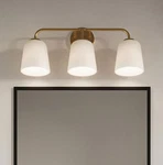 Progress Lighting Bredela 23 In. 3-light Brushed Gold Farmhouse Vanity Light. Fixed Price $59.99.