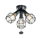 Kichler 380041 Industrial 3 Light Led Kit - Black. Fixed Price $52.33.