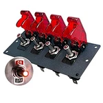 Mgi Speedware 4 Led Toggle Rocker Switch Panel 12vdc Automotive & Truck Red. Fixed Price $74.73.