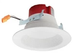 Elco El41027w White 4" Integrated 2700k Led Baffle Trim. Fixed Price $21.20.