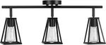 Globe Electric 64000005 25" 3-light Track Bar Wall Sconce Matte Black New. Fixed Price $48.94.