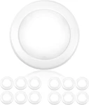 Dimmable Led Disk Ceiling Lights Recessed Retrofit Lighting 5/6in 12w Pack Of 12. Fixed Price $94.99.