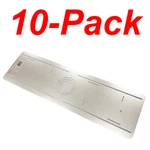 Kichler 10-pack Universal Stainless Steel Rough-in Direct-to-ceiling Plate. Fixed Price $28.49.