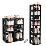 Trzz 8-tier Narrow Shoe Rack Vertical Stackable Organizer Removable Partition. Fixed Price $92.22.