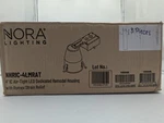 Nora Lighting 5-1/2" Tall Remodel Housing For 4" Trims Set Of 3 Nhric-4lmrat. Fixed Price $40.00.