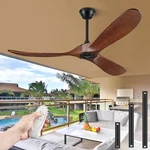 Boosant 52 Ceiling Fan Dc Motor Remote Control Dark Walnut A7406. Fixed Price $299.99.