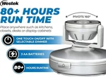 Westek Lpl748 Hi-output 1-watt Led Accent Light, Silver. Fixed Price $20.00.